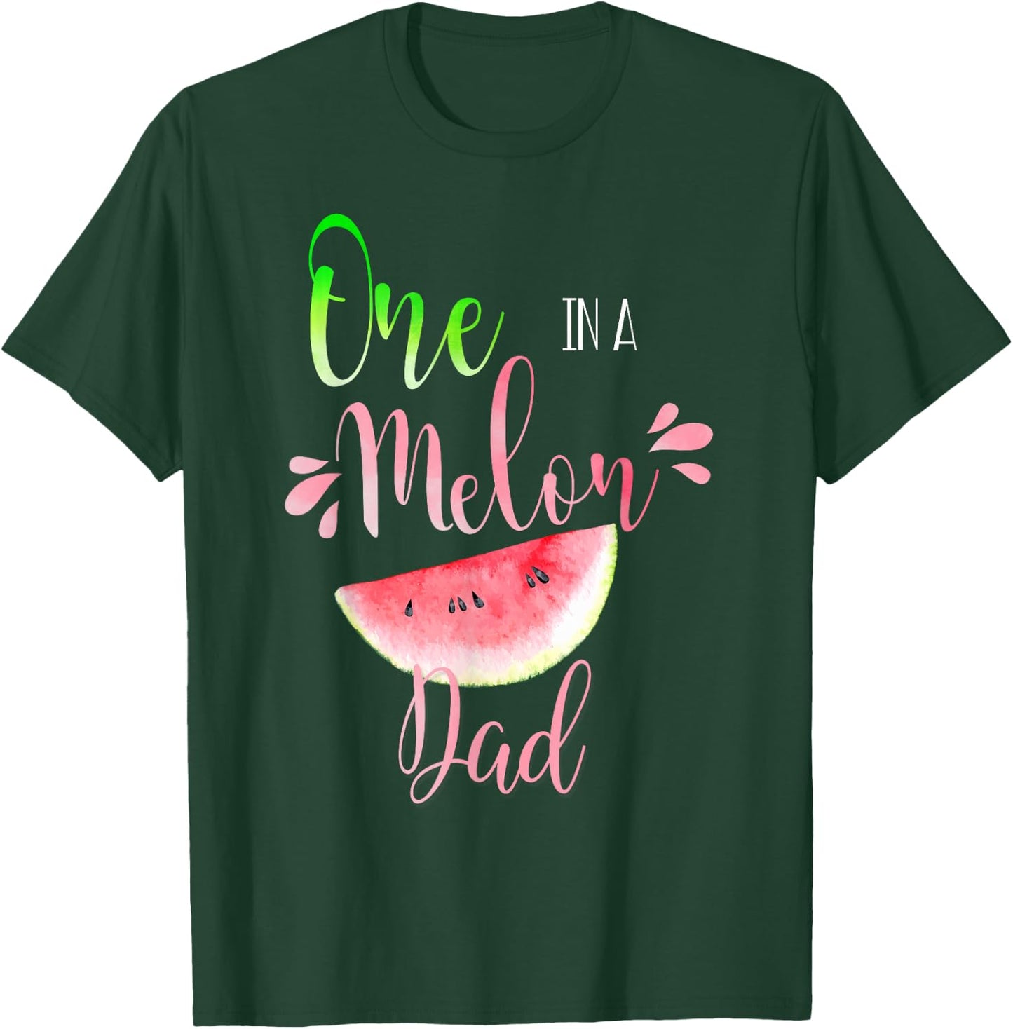 One In A Melon Mom Shirt Birthday Matching Group T-Shirt - T-Shirt | Forest