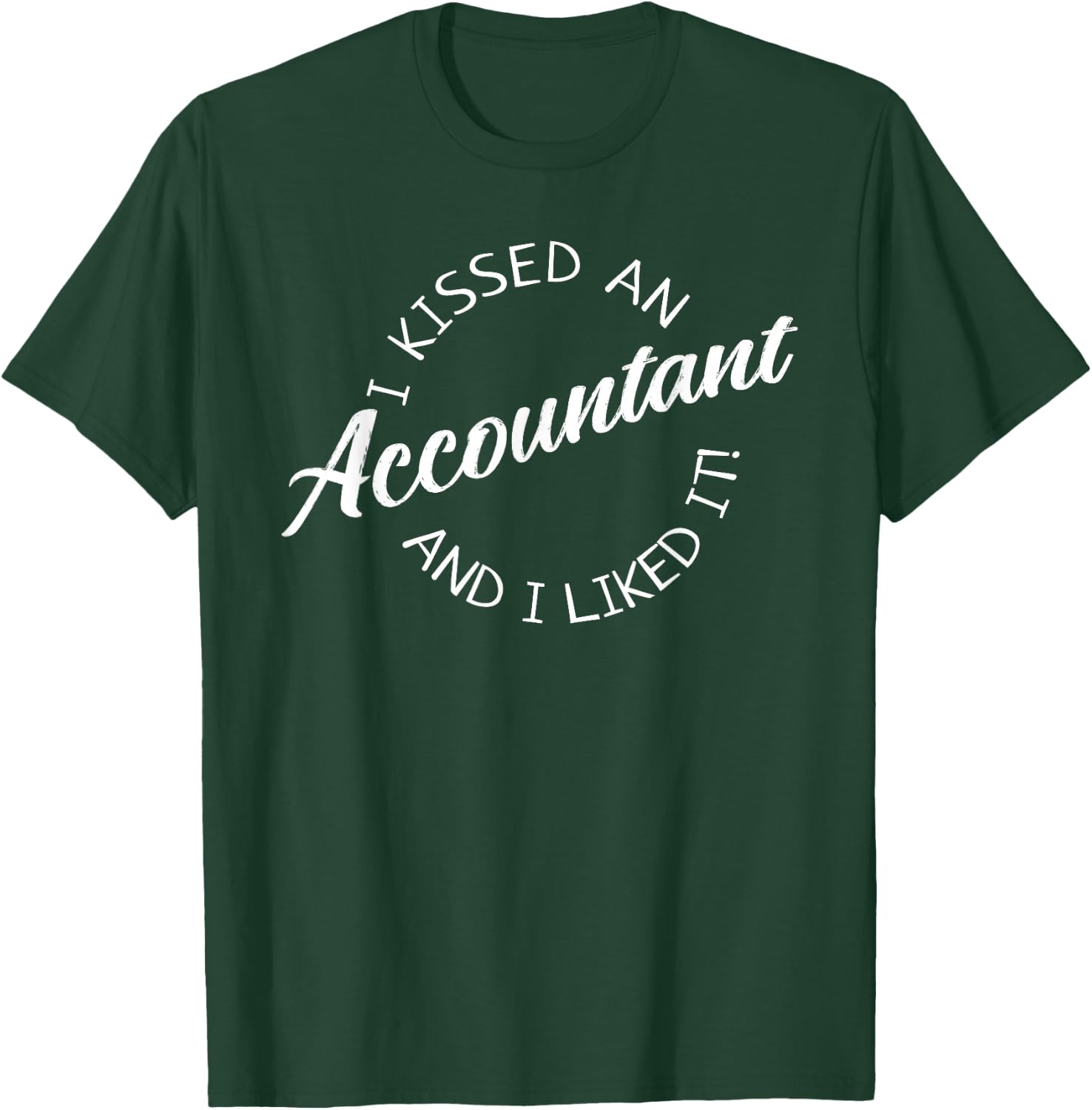 Funny Accountant Wife Tax Season Widow Married CPA T-Shirt - T-Shirt | Forest
