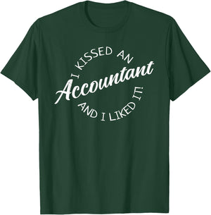 Funny Accountant Wife Tax Season Widow Married CPA T-Shirt - T-Shirt | Forest