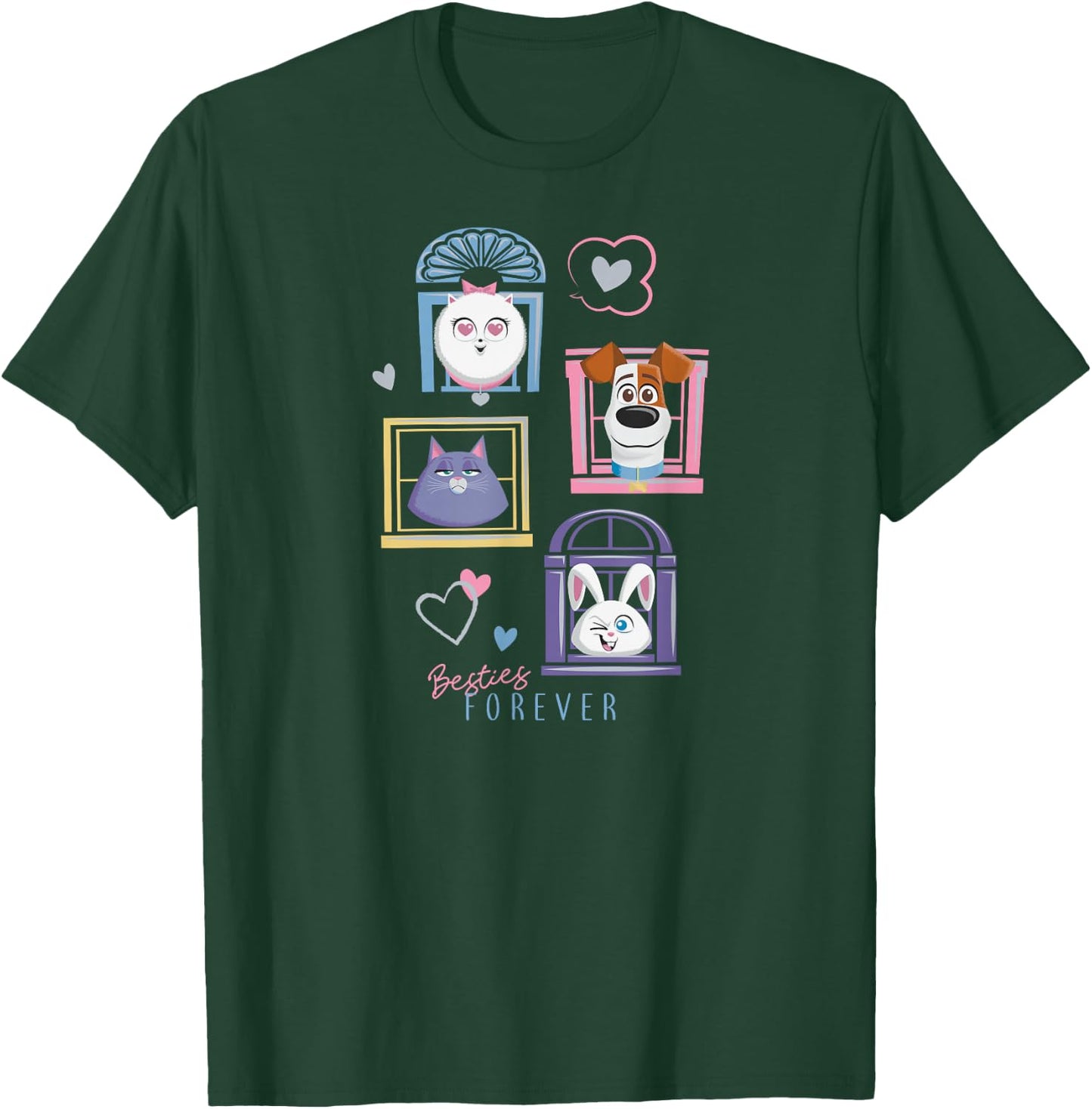 The Secret Life of Pets 2 Besties Forever T-Shirt - T-Shirt | Forest