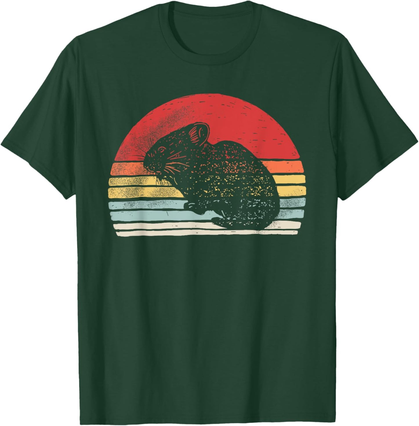 Catch Some Rays Vintage Retro Pika T-Shirt - T-Shirt | Forest
