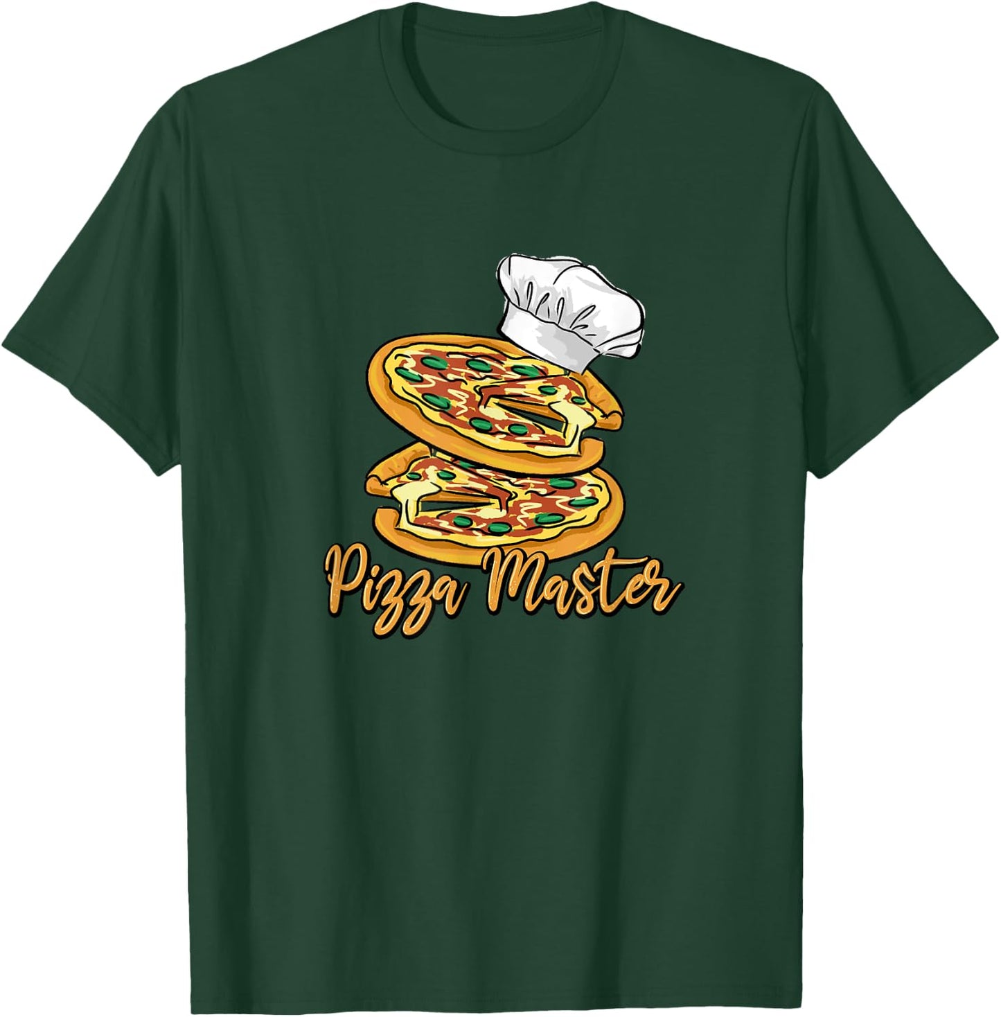 Pizza Master Italian Food Pizza Chef T-Shirt - T-Shirt | Forest