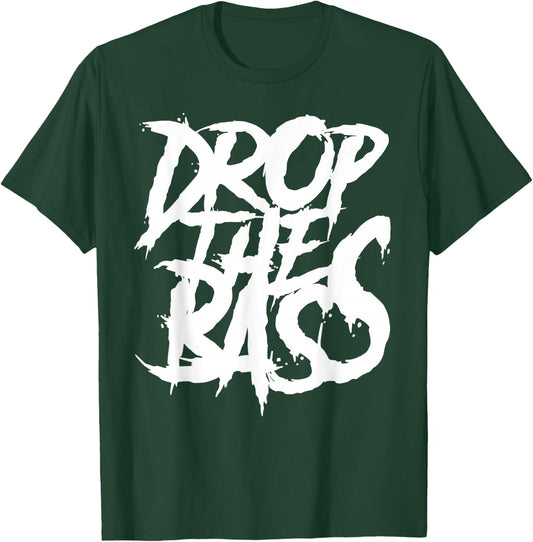 Dubstep Drop The Bass Shirt, Riddim Rave EDM Junglist Dj Dnb T-Shirt - T-Shirt | Forest