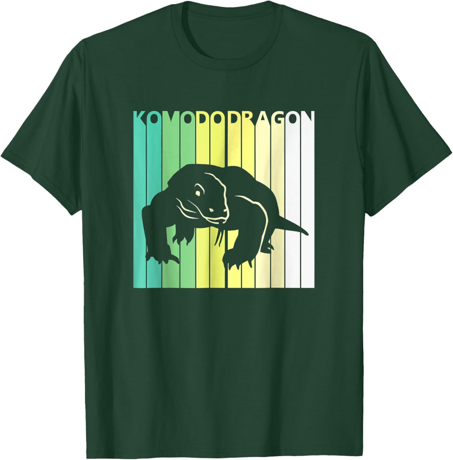 Wild Animal Komodo Dragon St Patrick's Day T-Shirt - T-Shirt | Forest