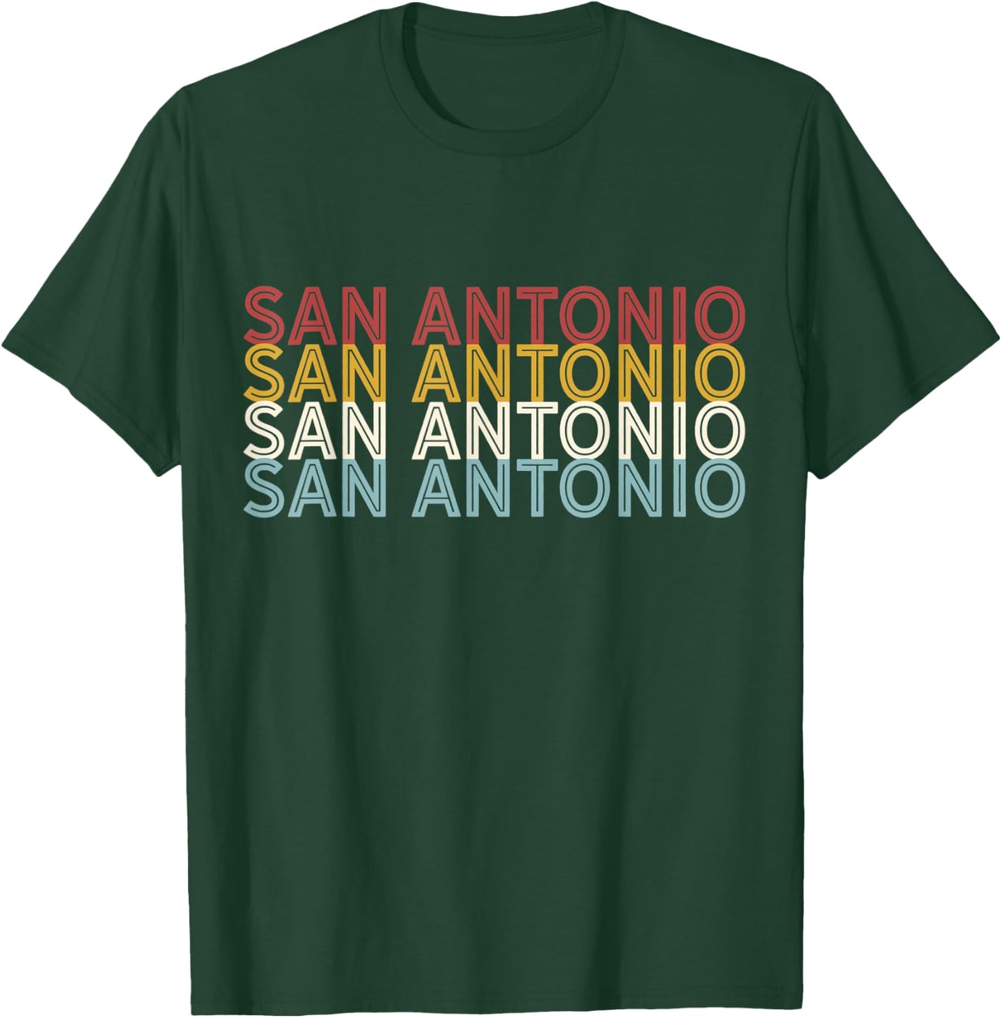 US American City 70's Retro USA - Vintage San Antonio T-Shirt - T-Shirt | Forest