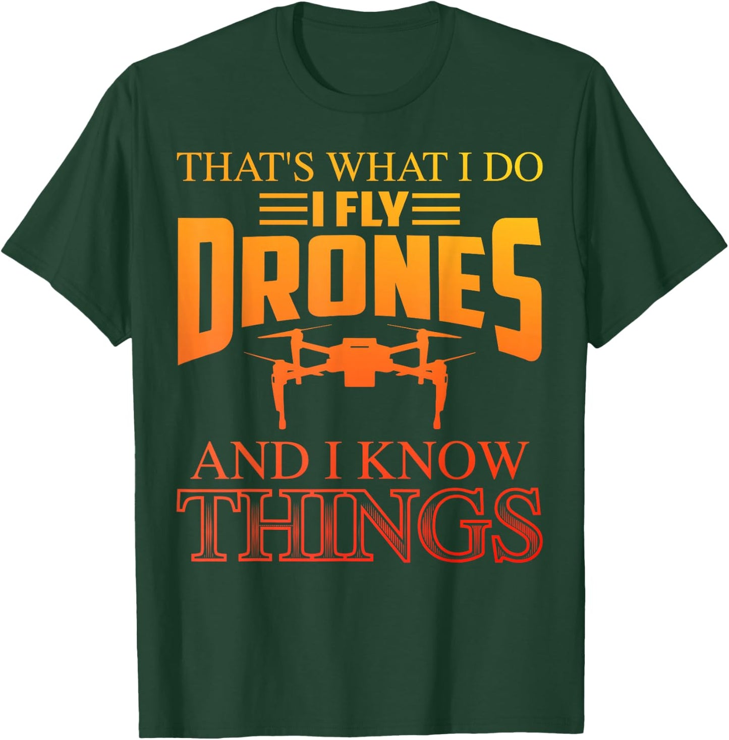 Funny Drone Art Women Boys Drone Racing Drone Pilot T-Shirt - T-Shirt | Forest
