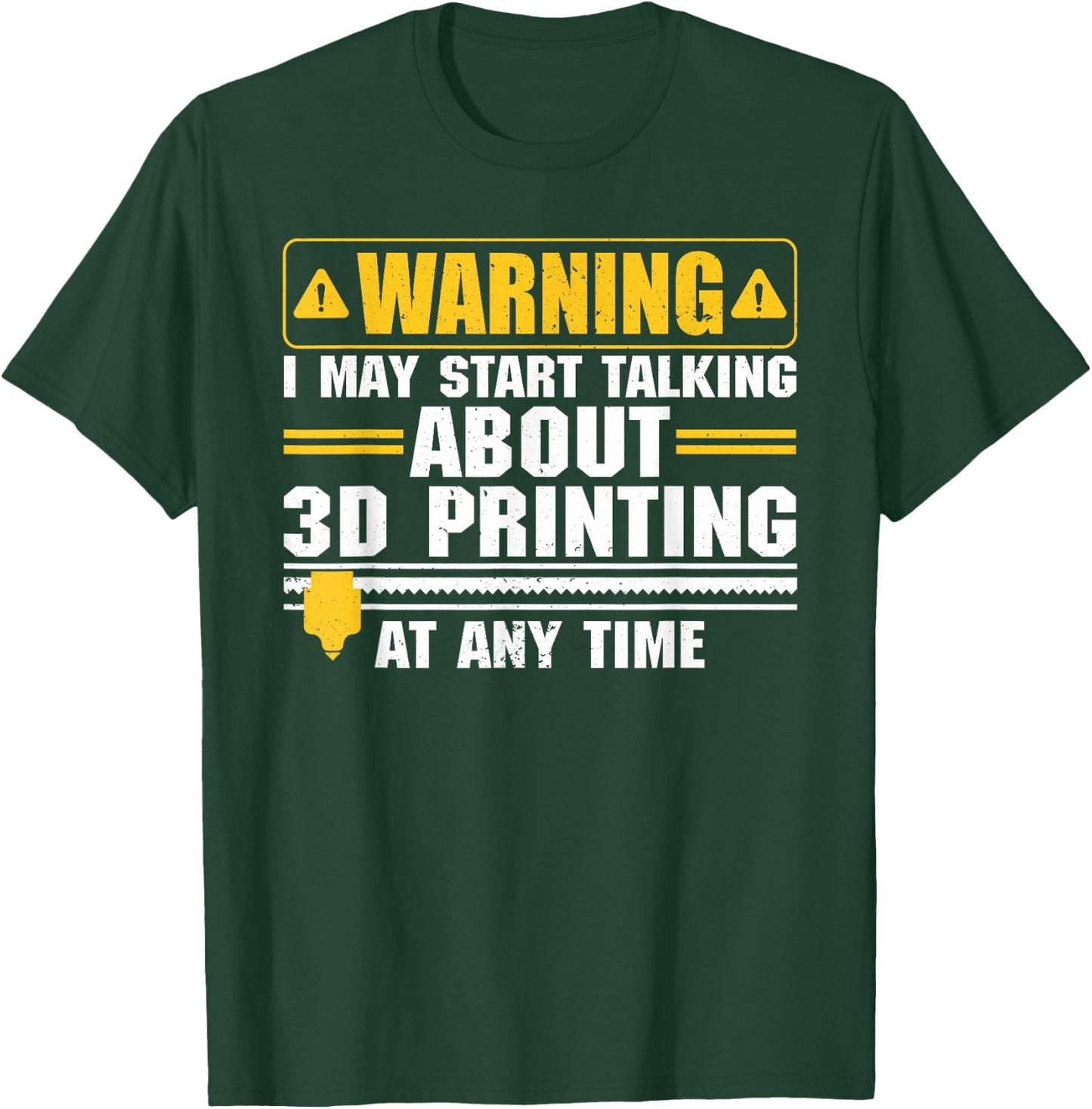 Funny 3D Printer Art Women 3D Printing Worker Lover T-Shirt - T-Shirt | Forest