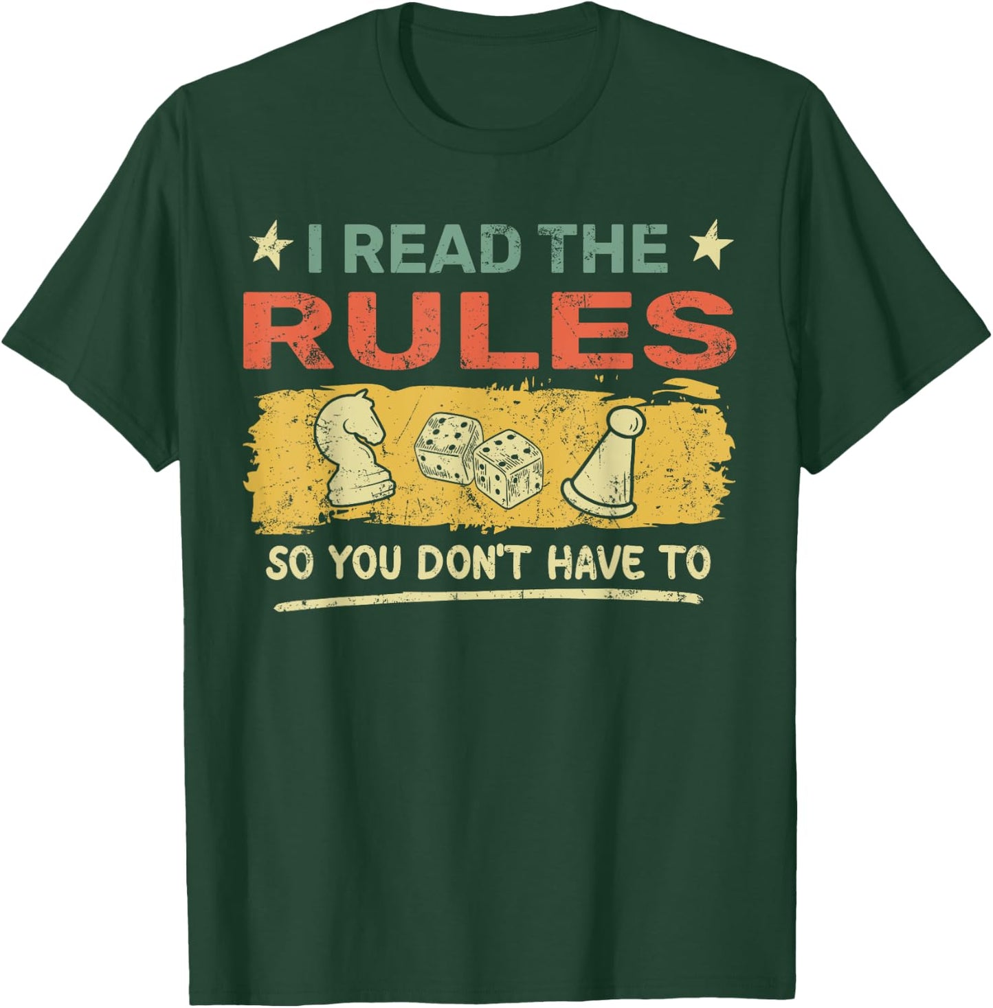 I Read The Rules So You Don't Have To, Funny Vintage T-Shirt - T-Shirt | Forest