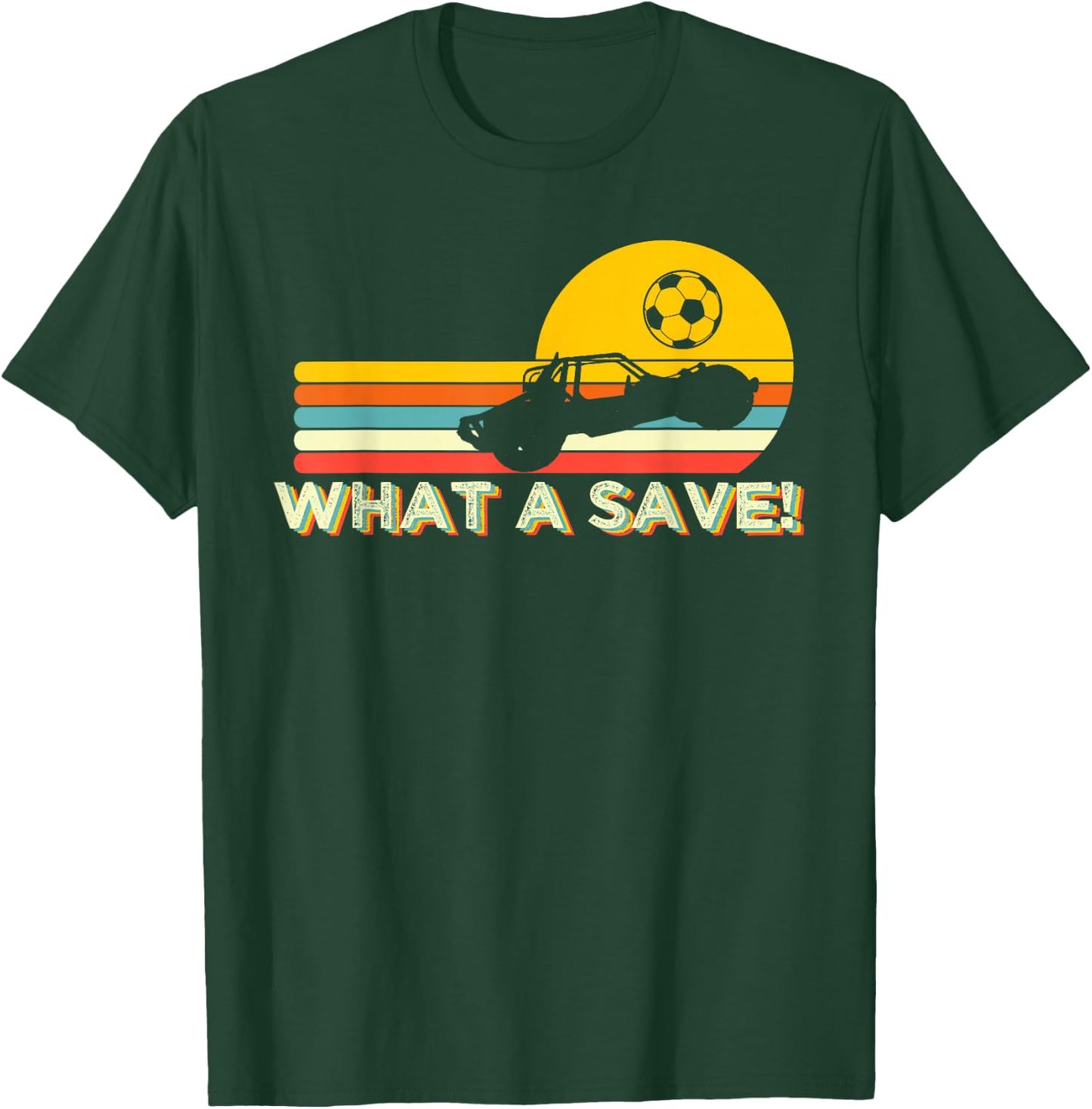 What a Retro Rocket Soccer Car League T-Shirt - T-Shirt | Forest