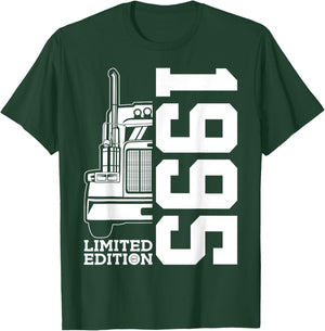 31 Years Trucker 1995 Trucker Driver 31st Birthday T-Shirt - T-Shirt | Forest
