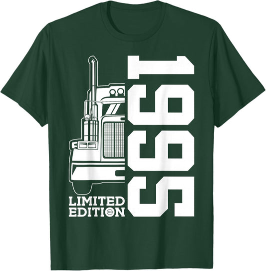 31 Years Trucker 1995 Trucker Driver 31st Birthday T-Shirt - T-Shirt | Forest