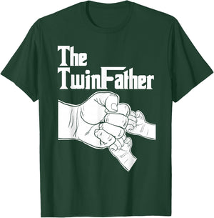 Miftees Twin The Twinfather of Twins Fist Bump T-Shirt - T-Shirt | Forest