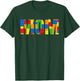 Mom Parent Brick Master Builder Building Blocks Set Family T T-Shirt - T-Shirt | Forest