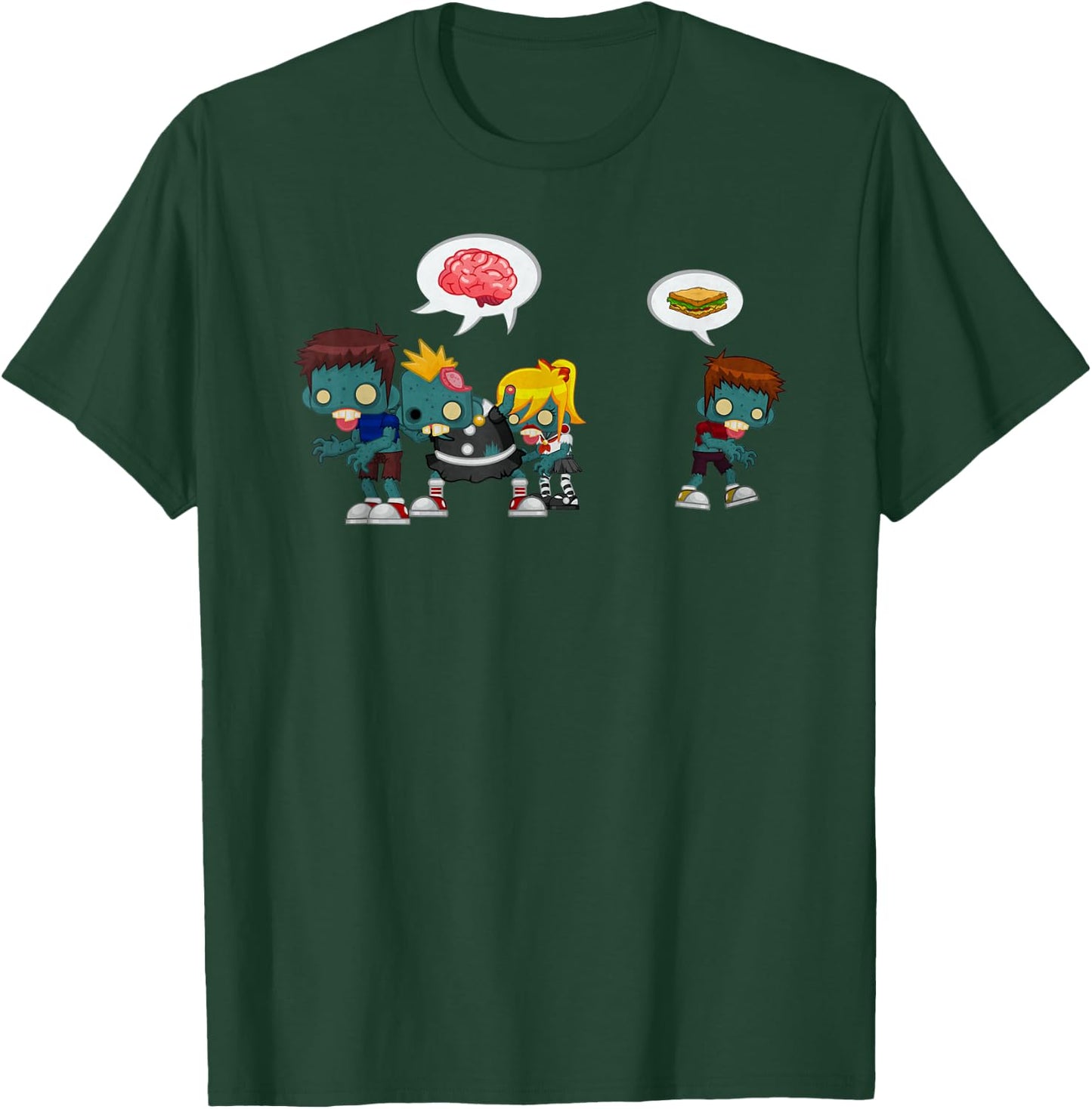 Zombie Just Wants A Sandwich T-Shirt - T-Shirt | Forest