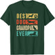 Vintage Best Dog Grandpa Ever Retro Mothers Day Dog Lovers T-Shirt - T-Shirt | Forest