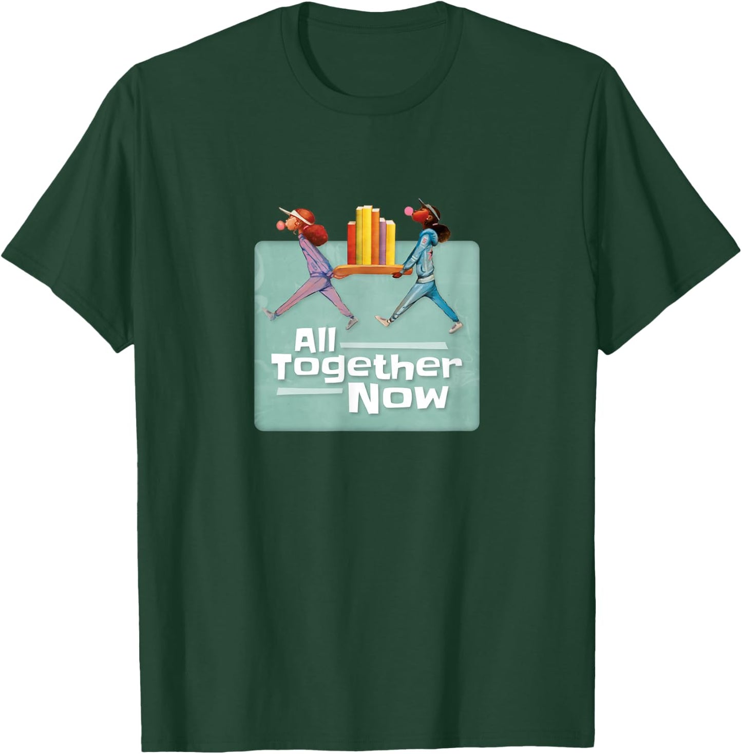All Together Now Summer Reading 2023 T-Shirt - T-Shirt | Forest