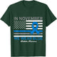 In November we Wear Blue T1D T2D Diabetic Diabetes Awareness T-Shirt - T-Shirt | Forest