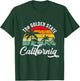Summer The Golden State California Retro Vintage Men Women Kids T-Shirt - T-Shirt | Forest