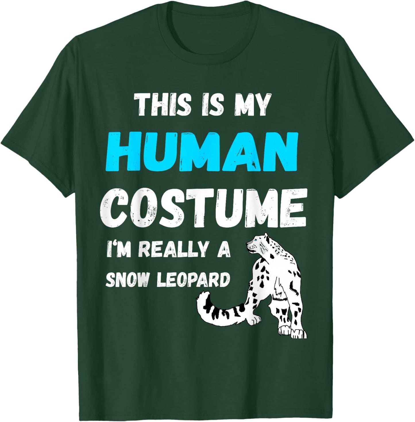 Snow Leopard Costume Snow Leopard Lover T-Shirt - T-Shirt | Forest