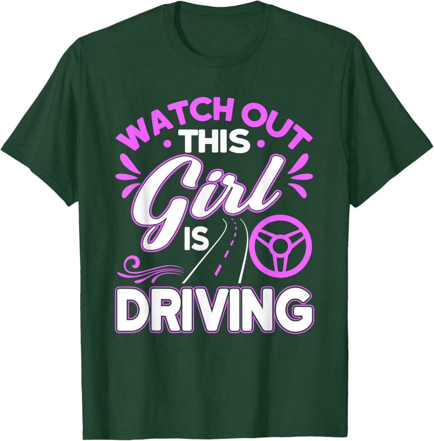 Passed Drivers Test New Driving License Congratulations Teen T-Shirt - T-Shirt | Forest