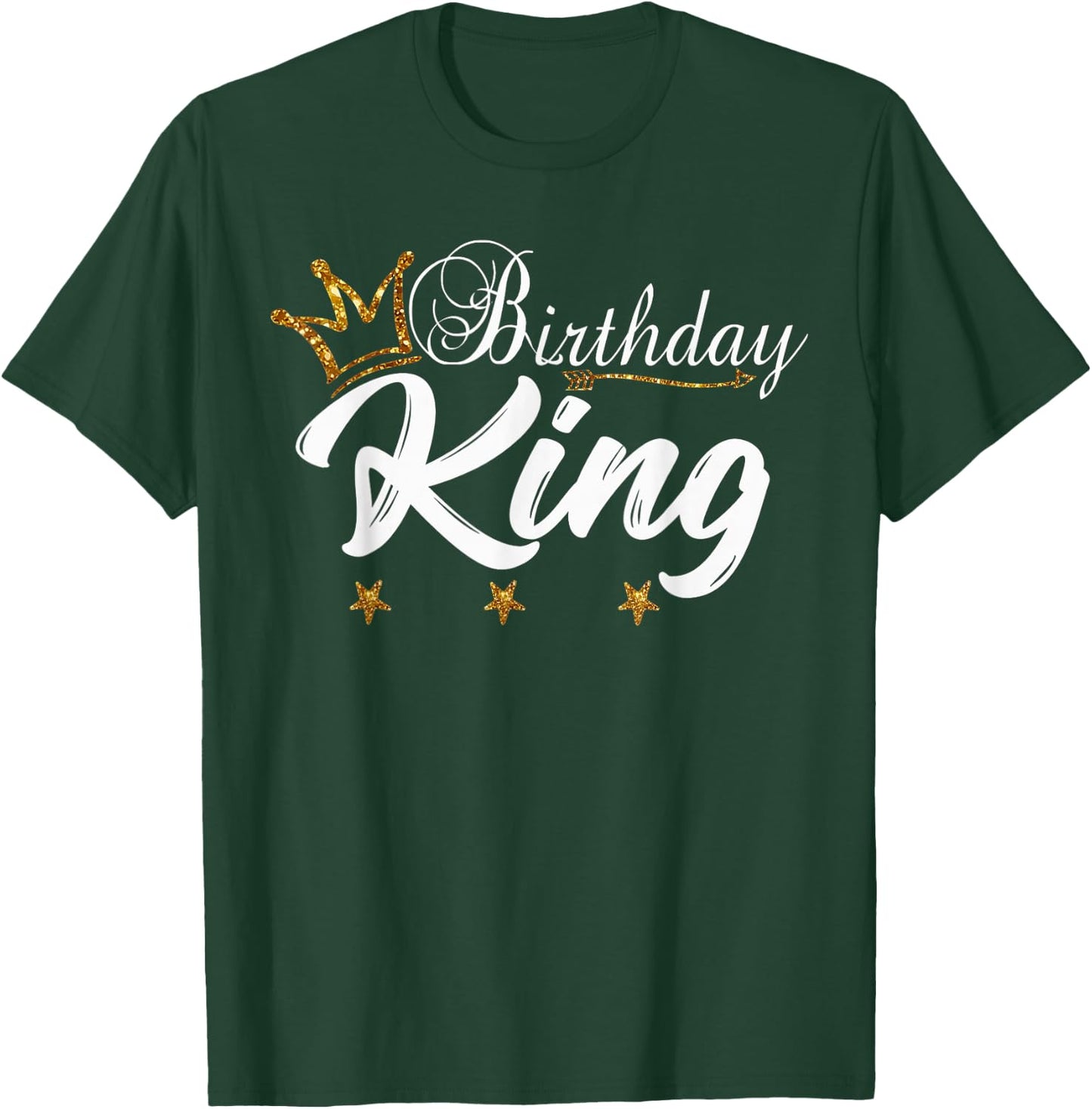 Birthday King Shirt For Boys And Men T-Shirt - T-Shirt | Forest