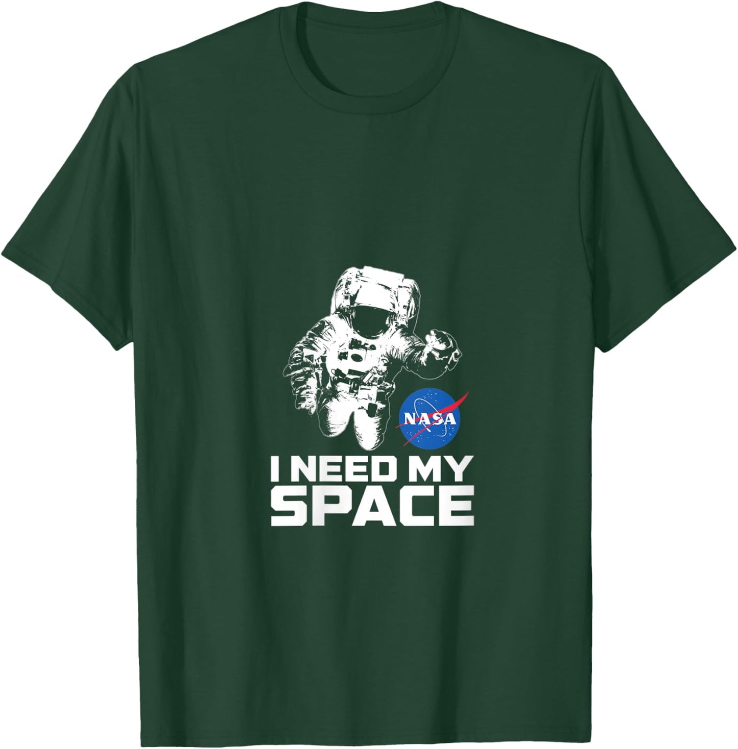 I Need My Space Shirt with Astronaut - NASA Space V-Neck T-Shirt - T-Shirt | Forest