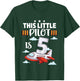 5 year old Boy Girl Airplane Pilot 5th Birthday Aircraft T-Shirt - T-Shirt | Forest