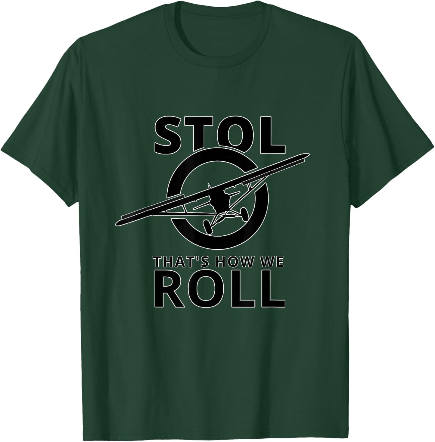 STOL aircraft bush airplane Pilot plane T-Shirt - T-Shirt | Forest