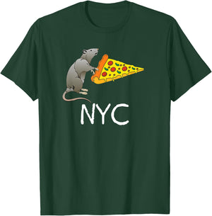 NYC, Pizza Rat T-Shirt - T-Shirt | Forest