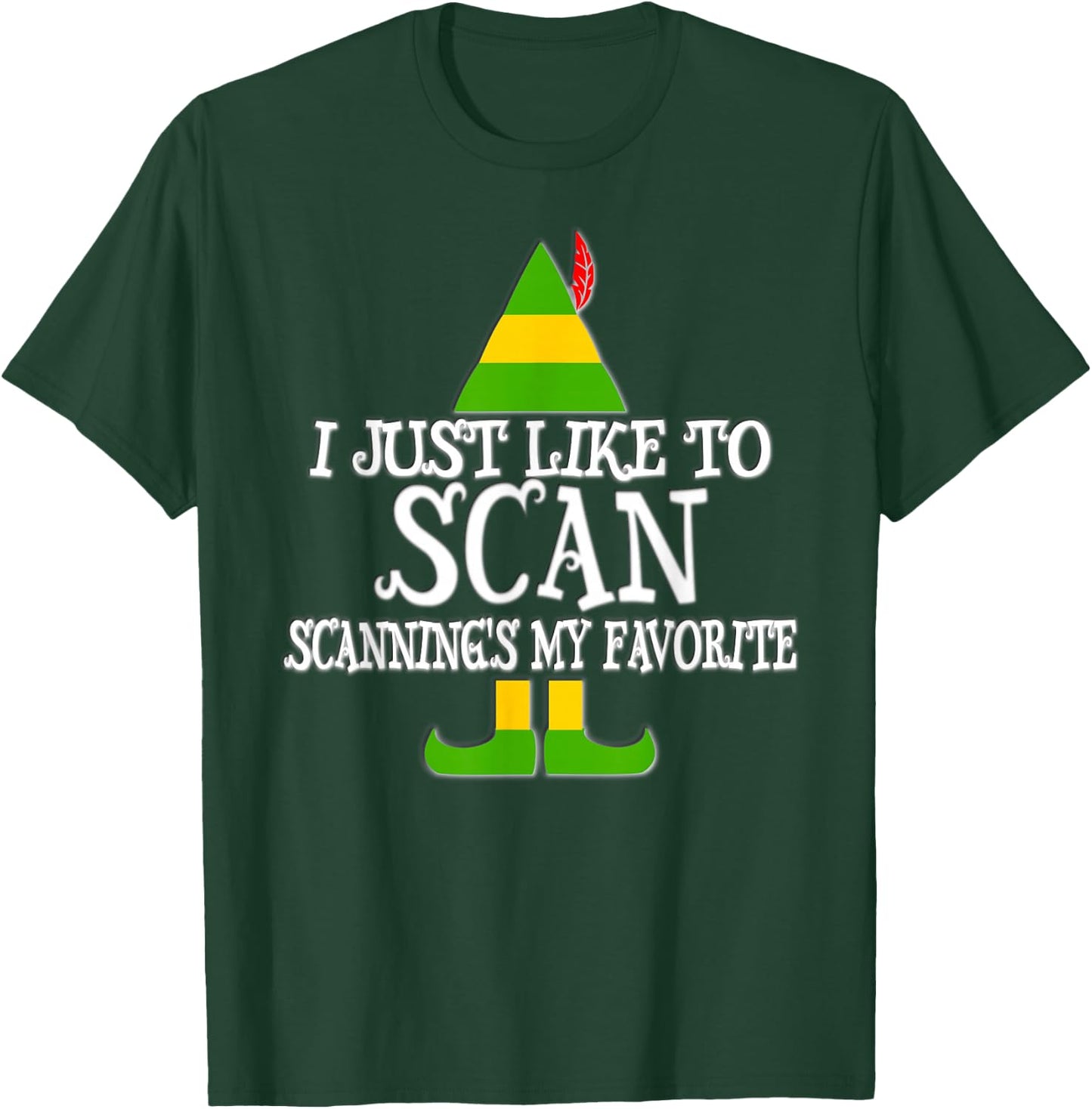 I Just Like To Scan Ultrasound CT MRI US Christmas T Shirt T-Shirt - T-Shirt | Forest
