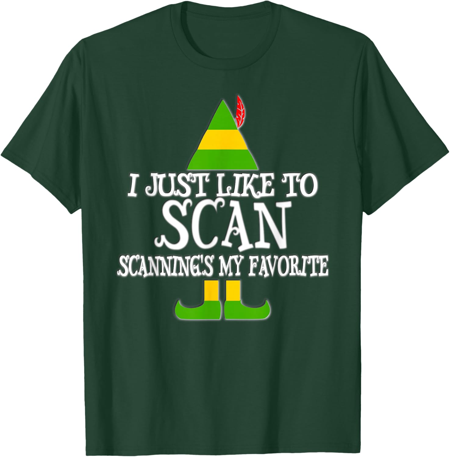 I Just Like To Scan Ultrasound CT MRI US Christmas T Shirt T-Shirt - T-Shirt | Forest