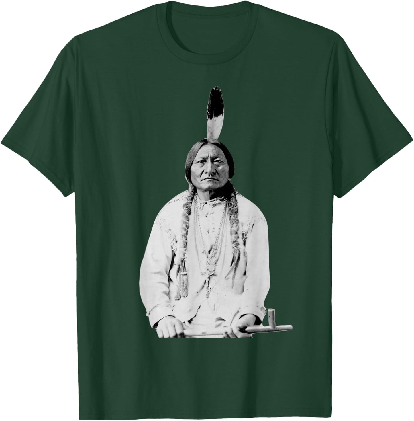 Sitting Bull Native American Indian Chief Lakota Sioux Gift T-Shirt - T-Shirt | Forest
