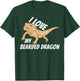 I Love My Bearded Dragon Shirt T-Shirt - T-Shirt | Forest