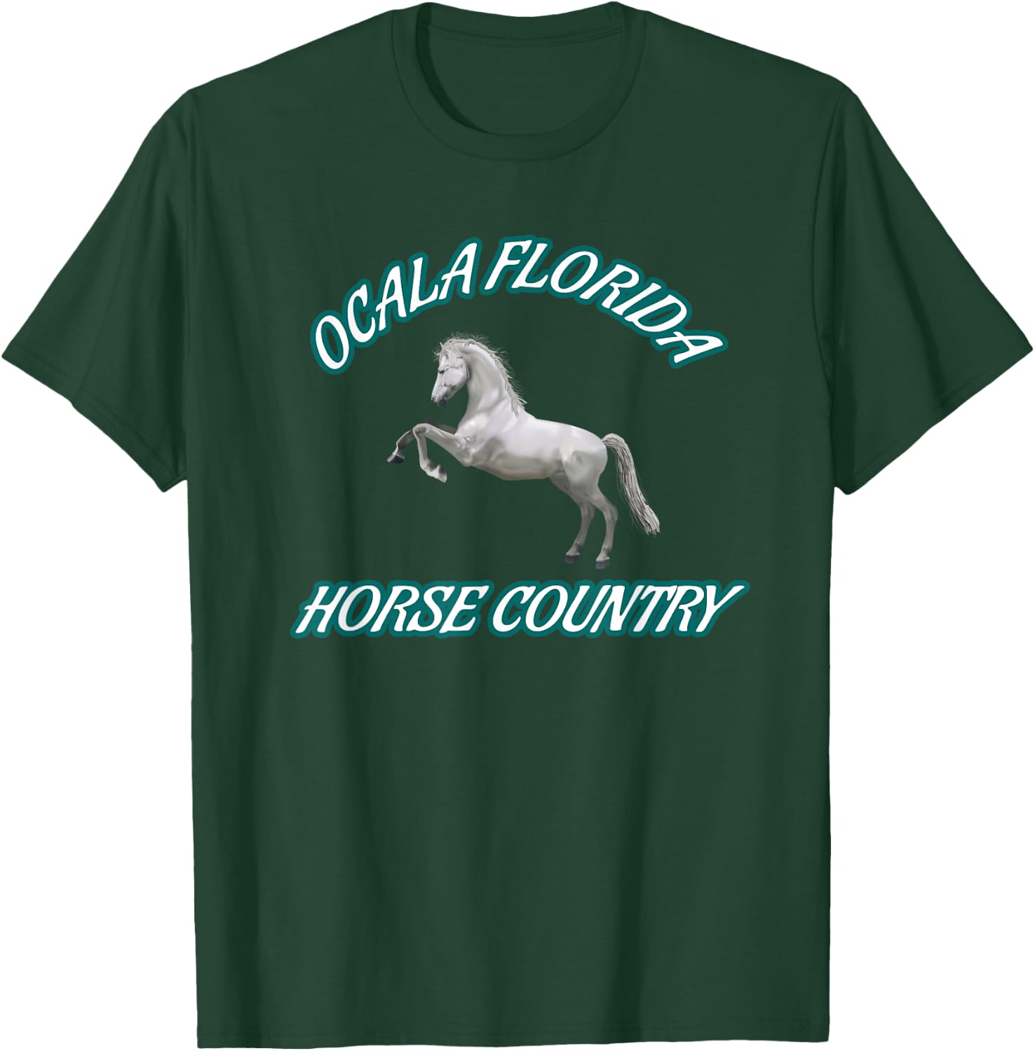 Ocala FL Horse Country T-Shirt - T-Shirt | Forest