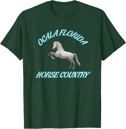 Ocala FL Horse Country T-Shirt - T-Shirt | Forest