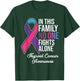 In This Family No One Fights Alone Thyroid Cancer T-Shirt - T-Shirt | Forest