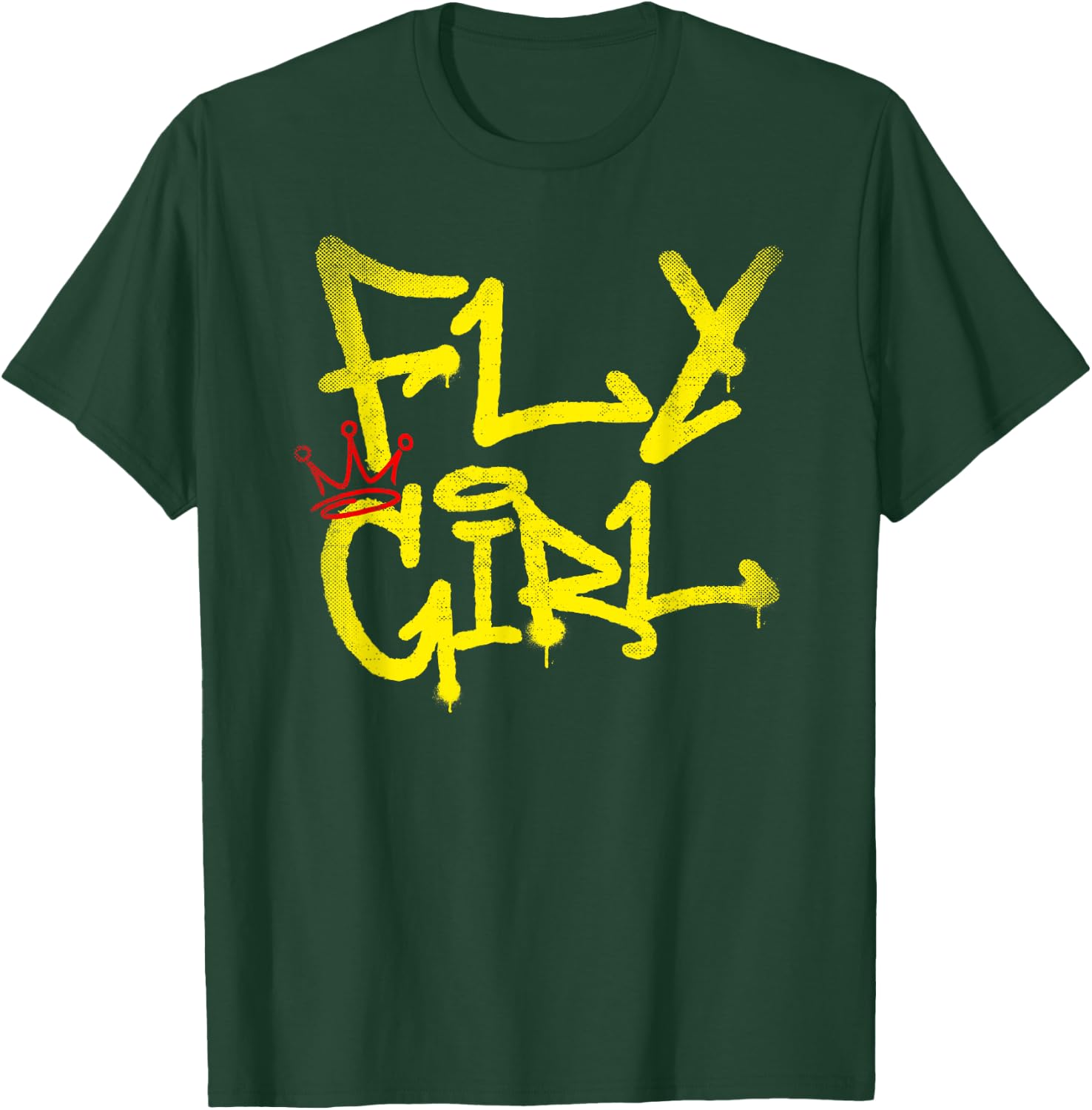 Fly Girl 80s 90s Rap B-Girl Old School Hip Hop Graffiti T-Shirt - T-Shirt | Forest