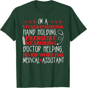 Certified Medical Assistant CMA T-Shirt - T-Shirt | Forest