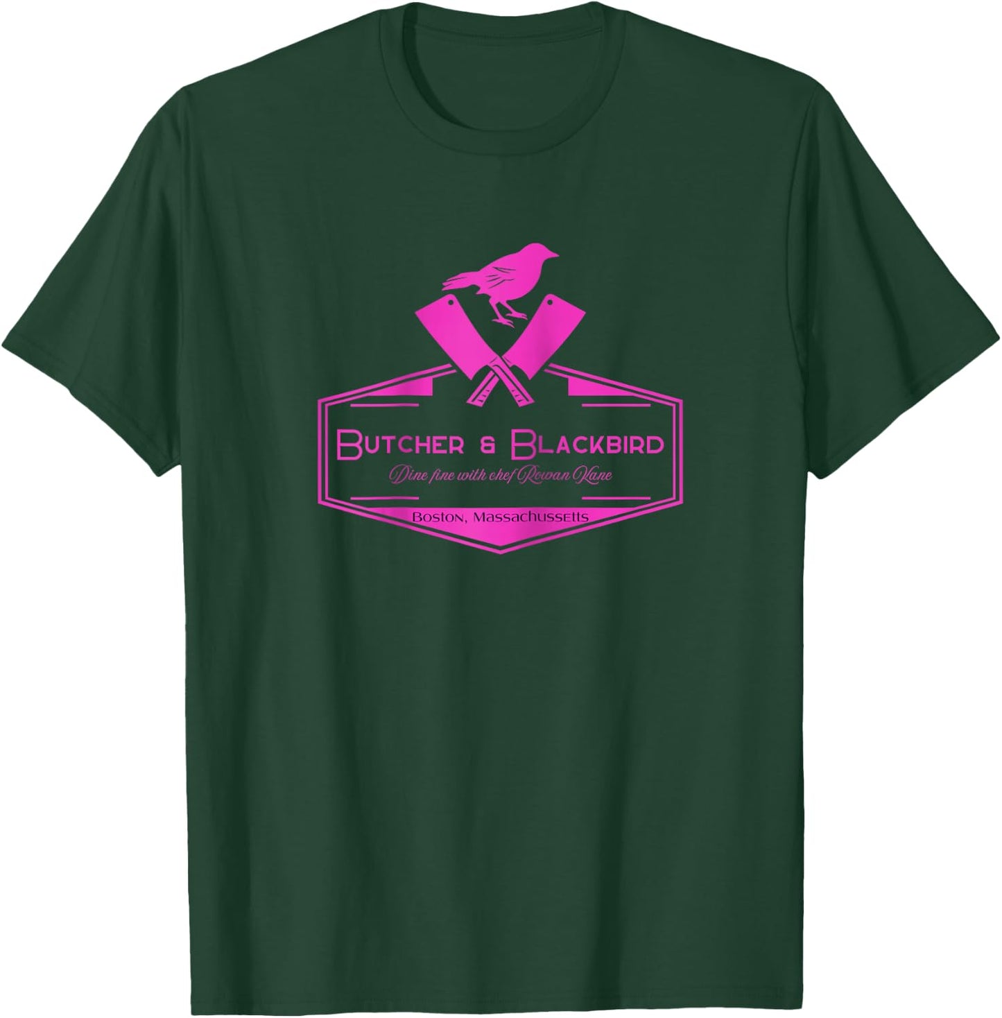 Officially Licensed Butcher & Blackbird Raglan Baseball T-Shirt - T-Shirt | Forest