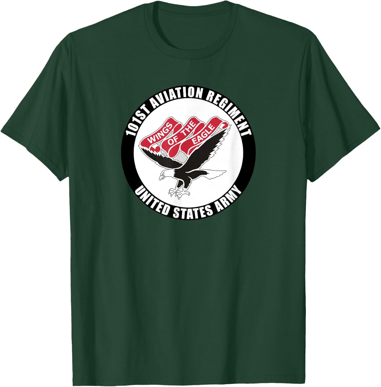 101st Aviation Regiment United States Army Veteran Military T-Shirt - T-Shirt | Forest