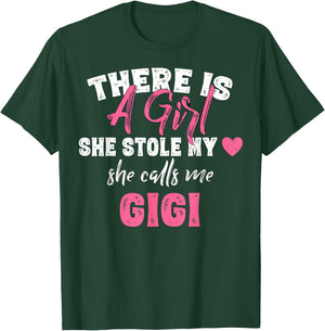 Grandma Gifts Shirts, She Calls Me Gigi Saying T-Shirt - T-Shirt | Forest