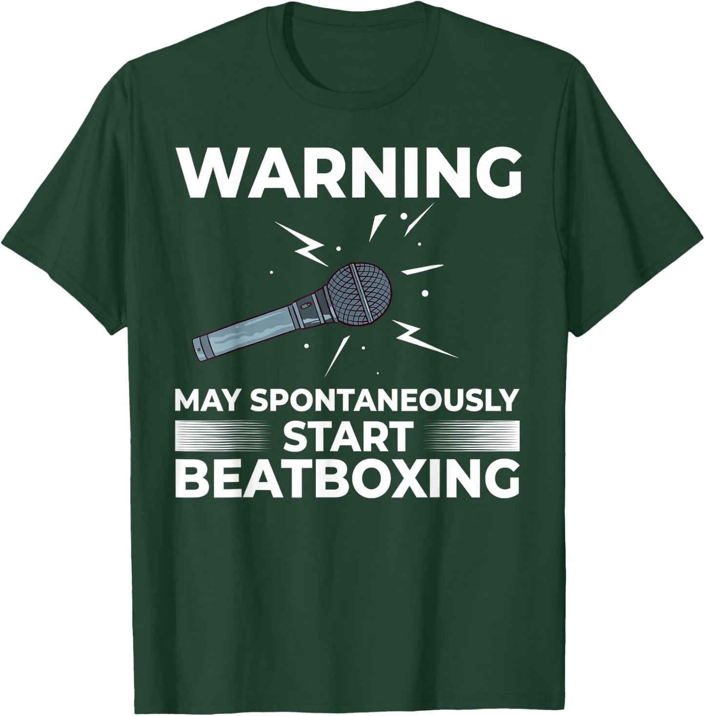 Beatboxing Music Challenge Beat Beatbox T-Shirt - T-Shirt | Forest