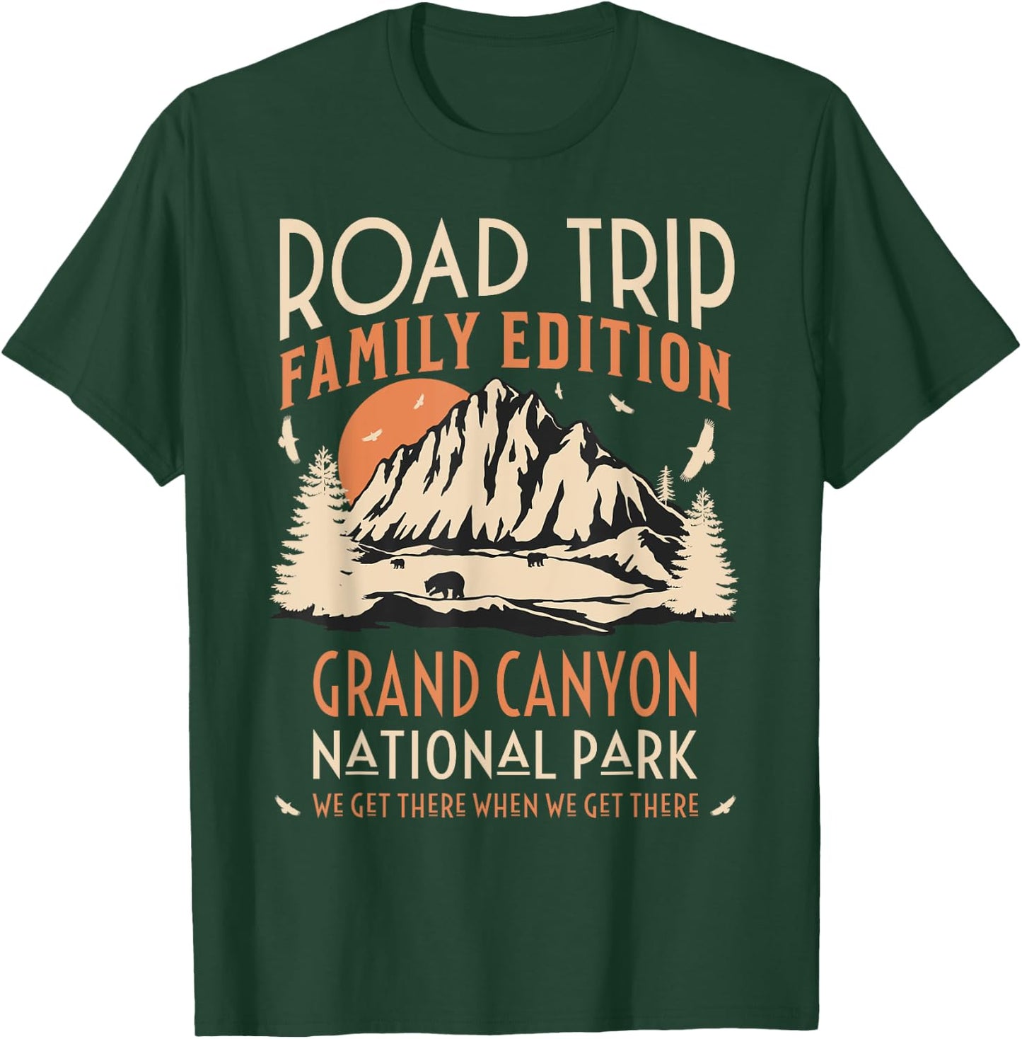 Grand Canyon US National Park Family Road Trip Vacation T-Shirt - T-Shirt | Forest