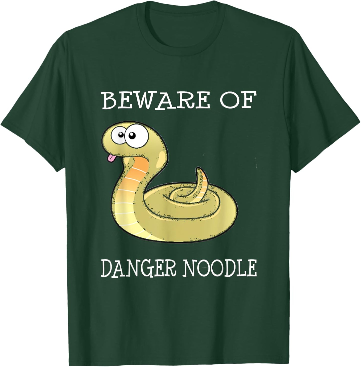 Snake Charmer Beware Of Danger Noodle Silly Funny T-Shirt - T-Shirt | Forest