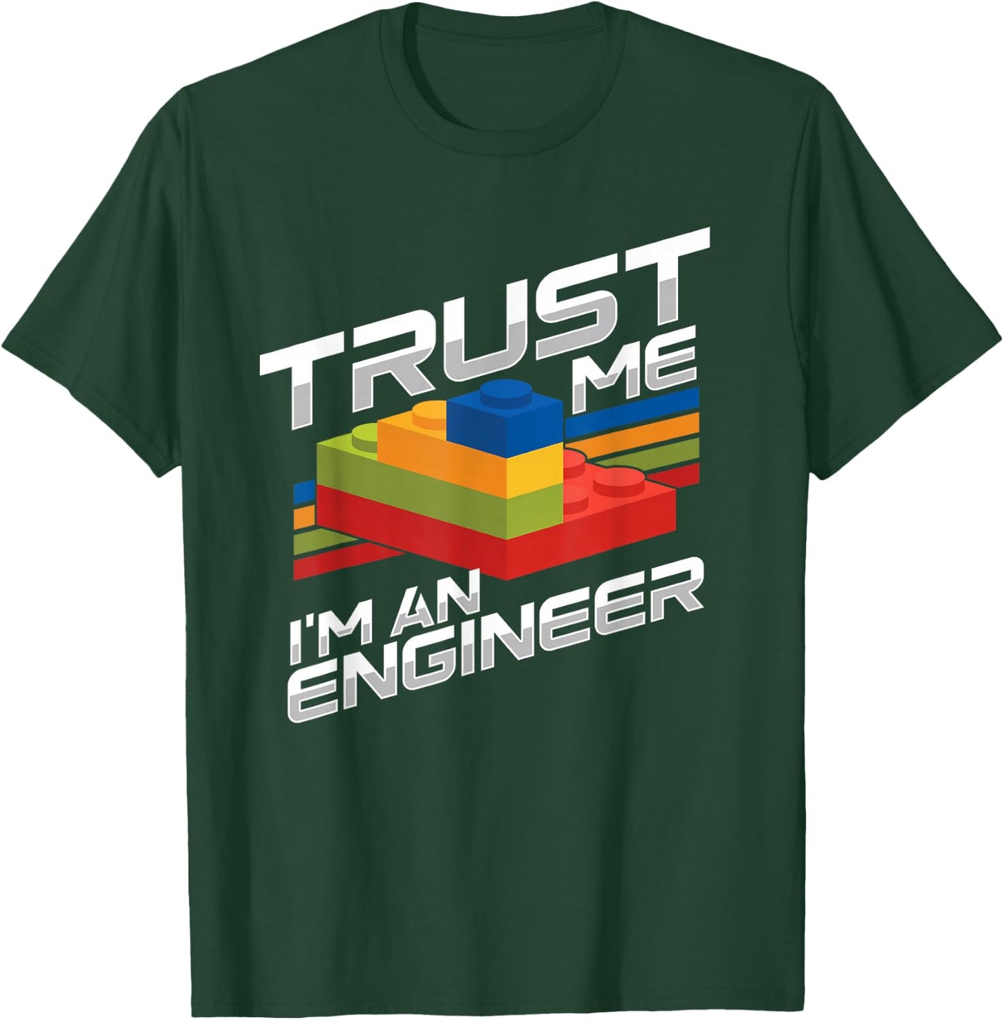 Trust Me I Am An Engineer | Kids Children Master Builder T-Shirt - T-Shirt | Forest