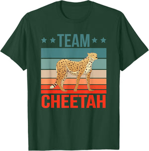 Team Cheetah Quote Wildcat Cat Cheetah T-Shirt - T-Shirt | Forest