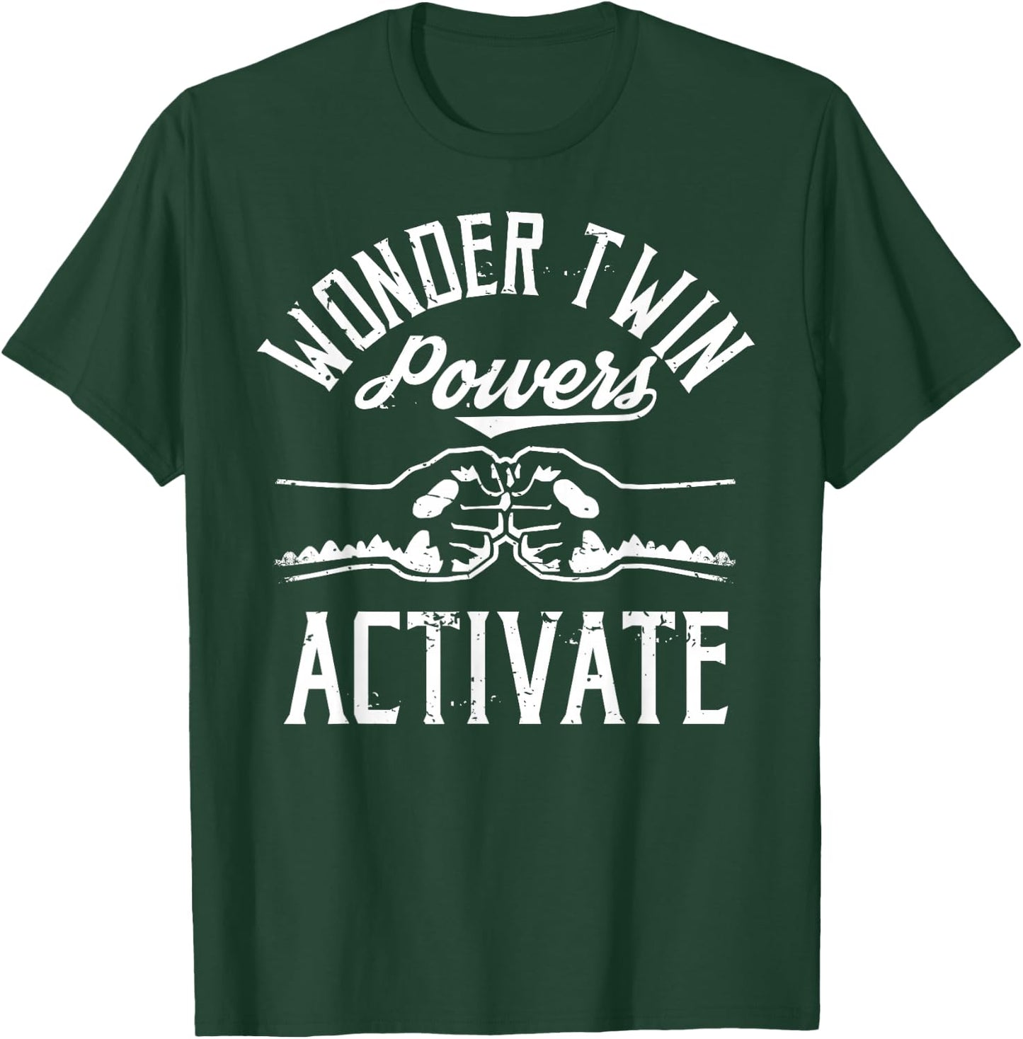 Wonder Twin Power Activated design, Sibling design T-Shirt - T-Shirt | Forest