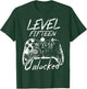 Level 15 Unlocked 15 Year Old 15th Birthday T-Shirt - T-Shirt | Forest