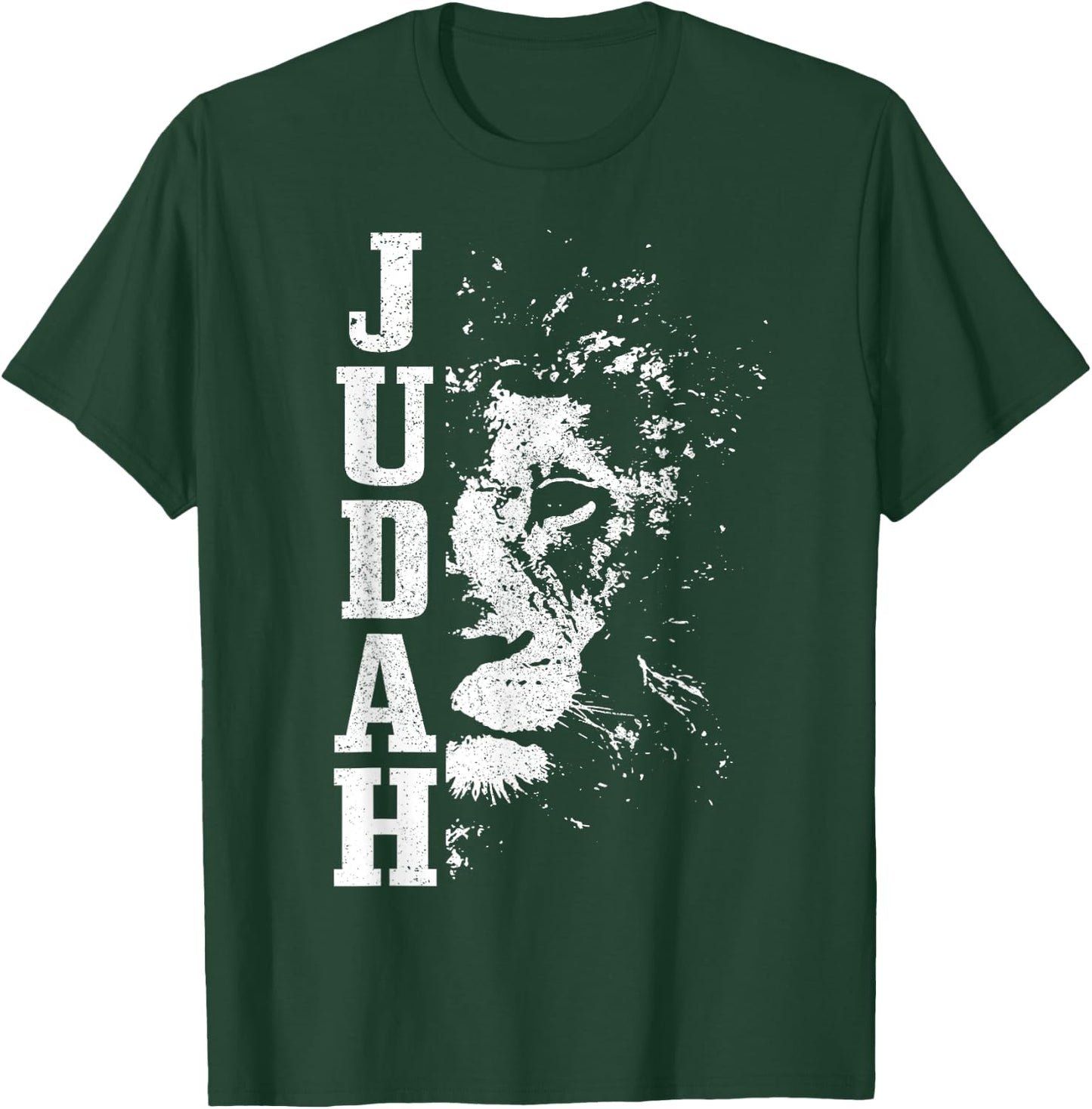 Judah Lion Israelite Vintage Reggae Israel Hebrew T-Shirt - T-Shirt | Forest