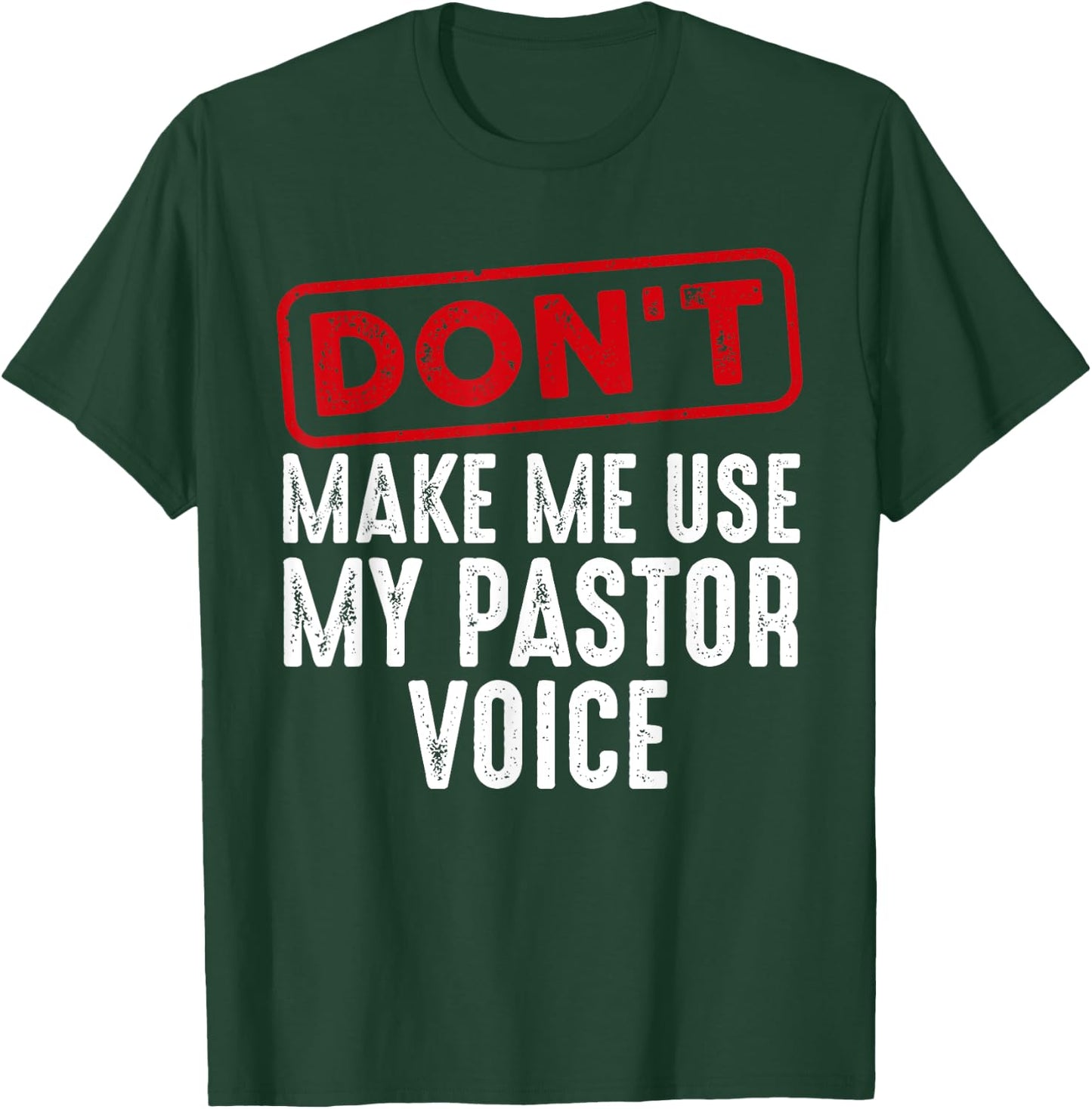 Funny Pastor Art Women Christian Preacher Priest T-Shirt - T-Shirt | Forest